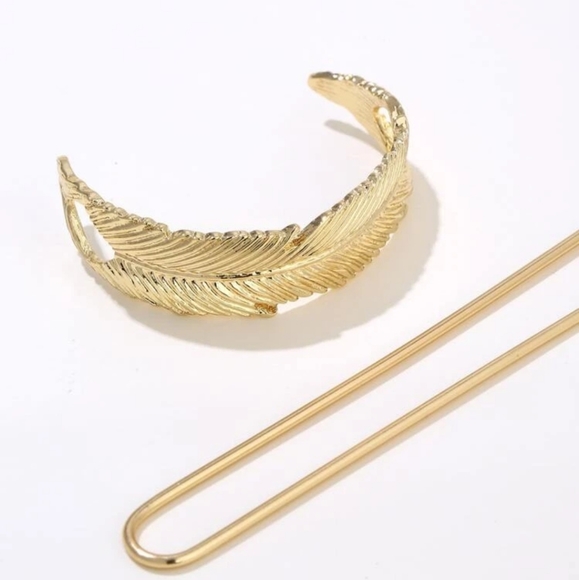 *Feather* Hair Clasp - Picture 2 of 5